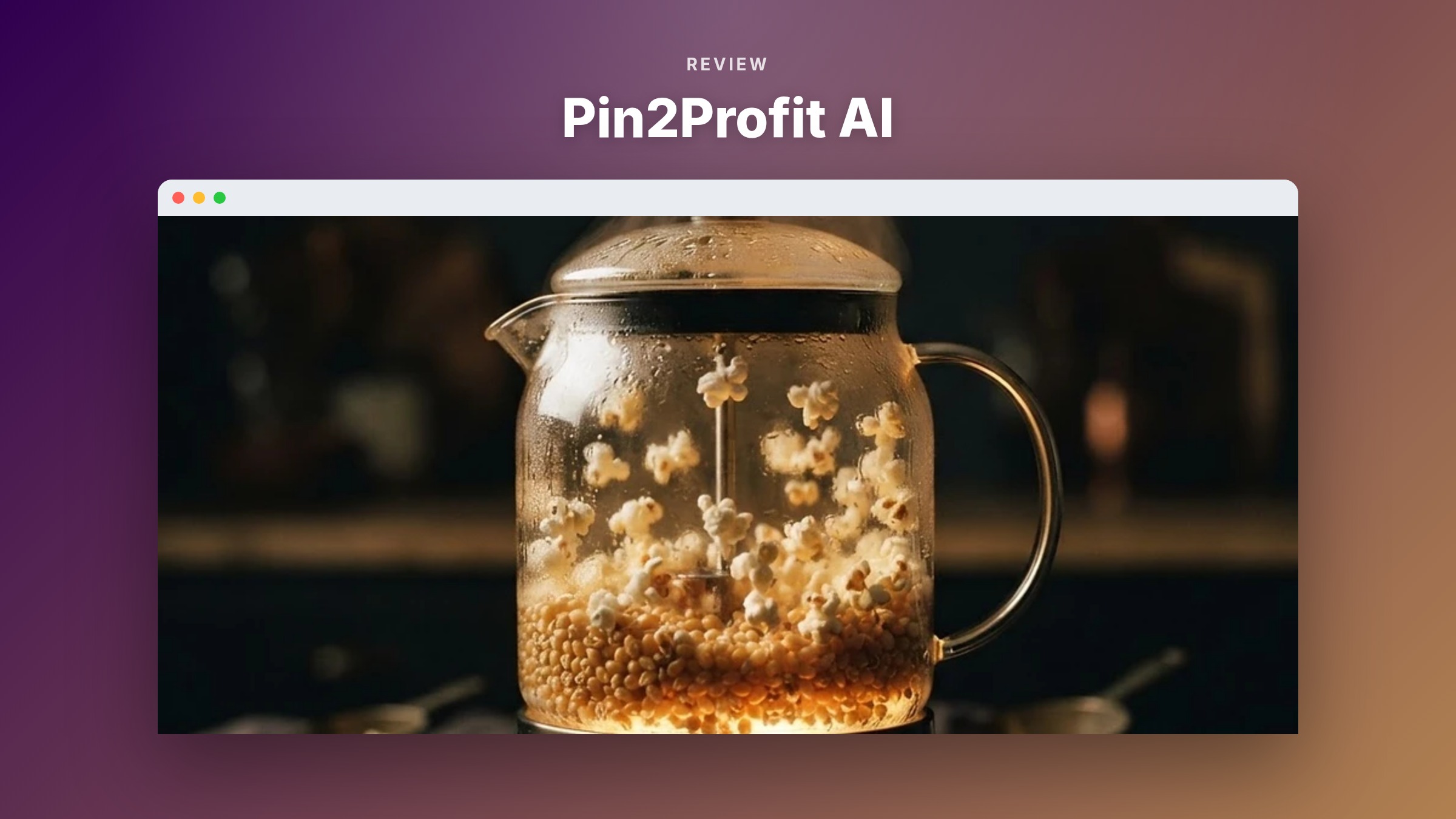 Pin2Profit AI — Product Review